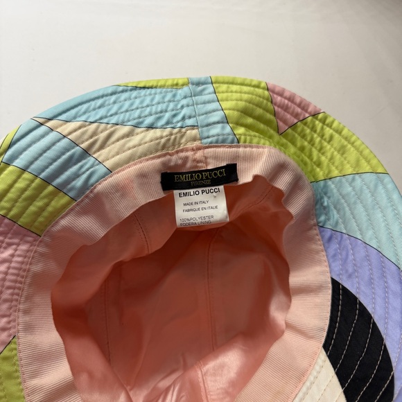 Emilio Pucci Pastel Patchwork Bucket Hat - Picture 5 of 6